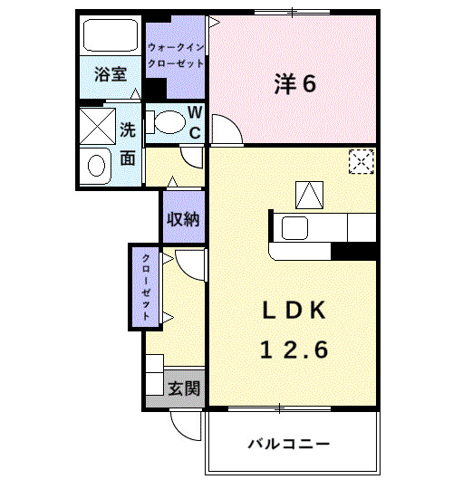 パレスハーモニーの間取り