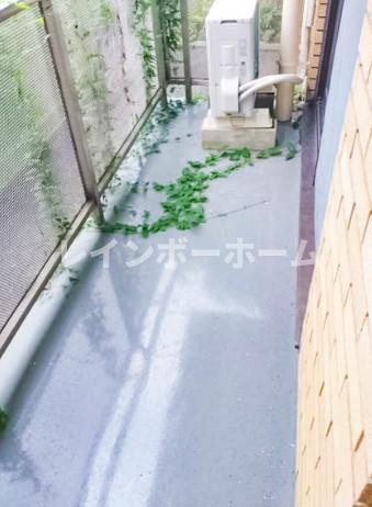 八柱ハイツのバルコニー