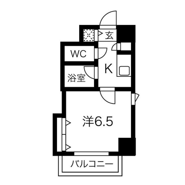 スパシエ府中駅前の間取り