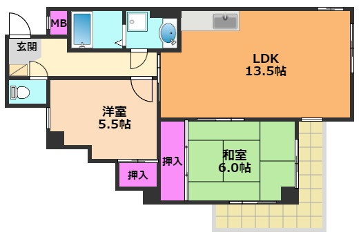 【間取り】 | ベルハウス高槻