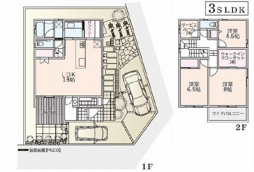 【仲介手数料０円】茅ヶ崎市萩園　中古一戸建ての間取り|【仲介手数料０円】茅ヶ崎市萩園　中古一戸建て