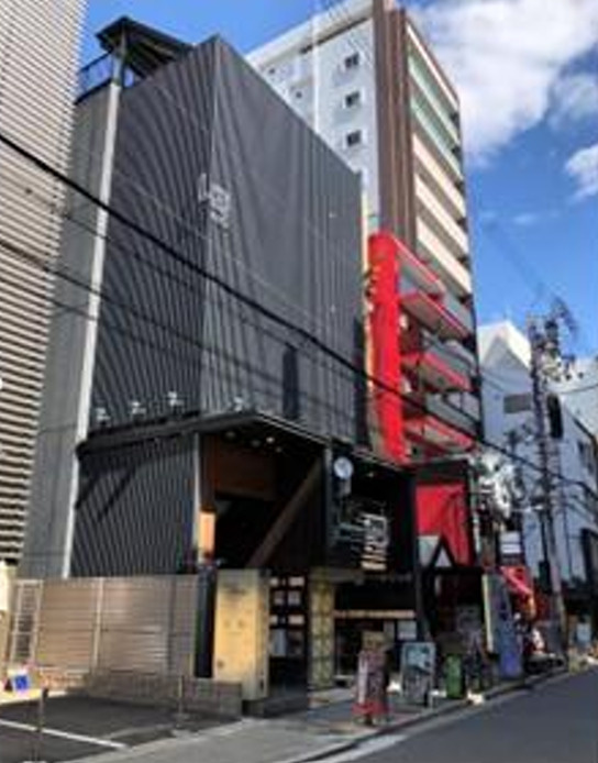 大阪市中央区西心斎橋２丁目の店舗事務所の外観