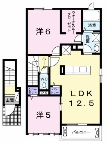 カルム・グラースⅡの間取り