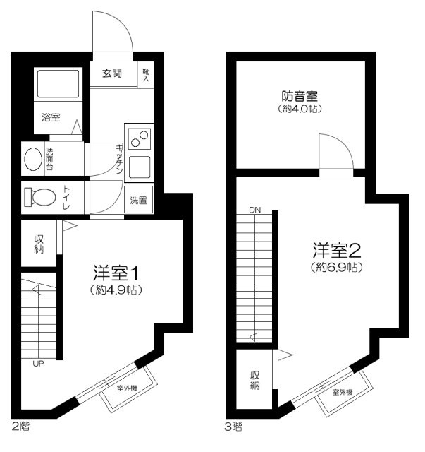 Ｔ’ｓ　Ｃｕｏｒｅ　ＭＵＳＥ東長崎の間取り