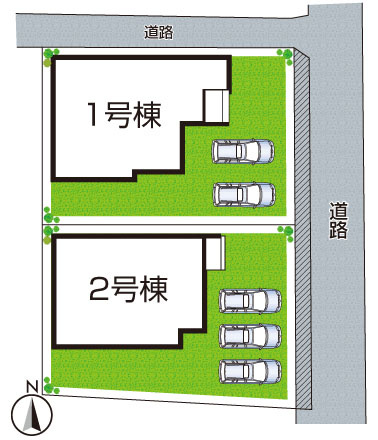 ●31(土)1(日)3(祝)現地説明会！　大和高田市今里町　第01期　全2邸の区画図|全2区画