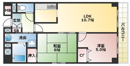 【間取り】 | グランディール阪南町