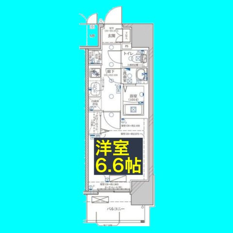 ディアレイシャス浅間町IIIの間取り