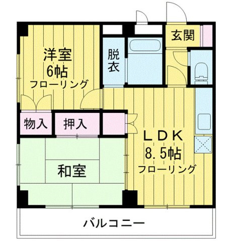 田端シティークレストの間取り