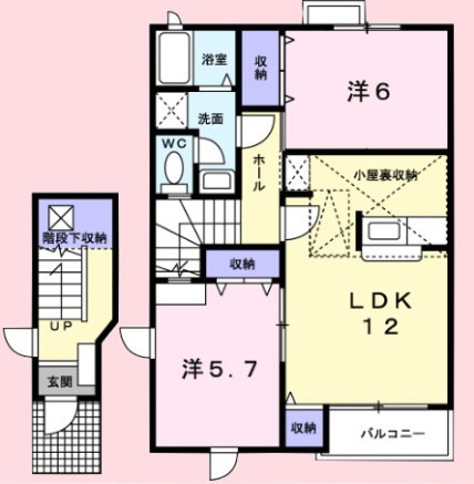 ドミールK・eの間取り