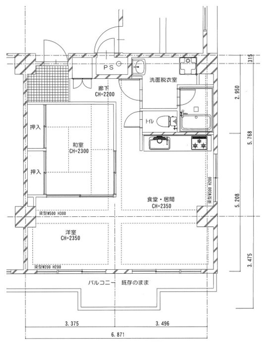 三条高倉アーバンライフの間取り