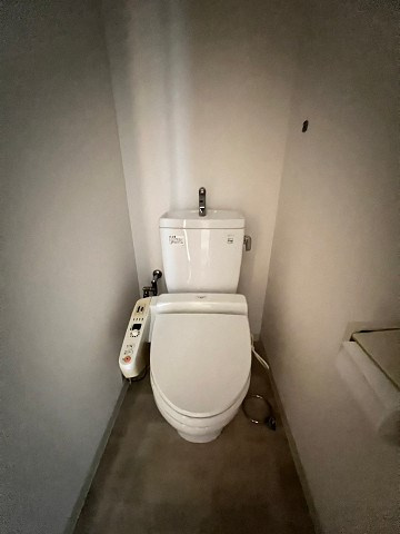 尼崎市潮江２丁目のアパートのトイレ|落ち着いた色調のトイレです