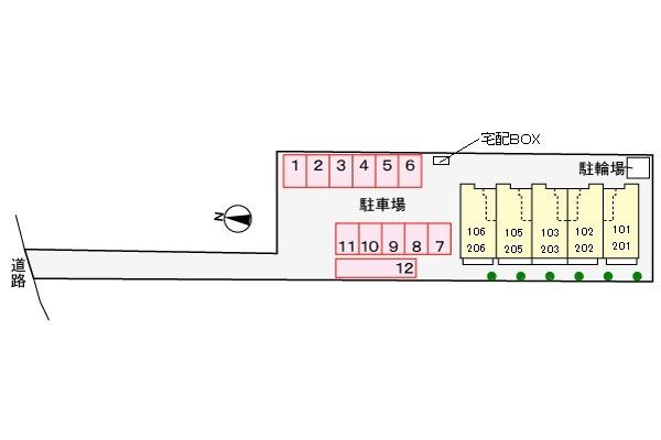 セイバリーの駐車場