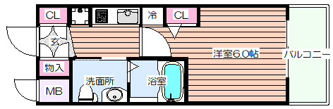 【間取り】 | エステムコート新大阪Ⅵリンクス