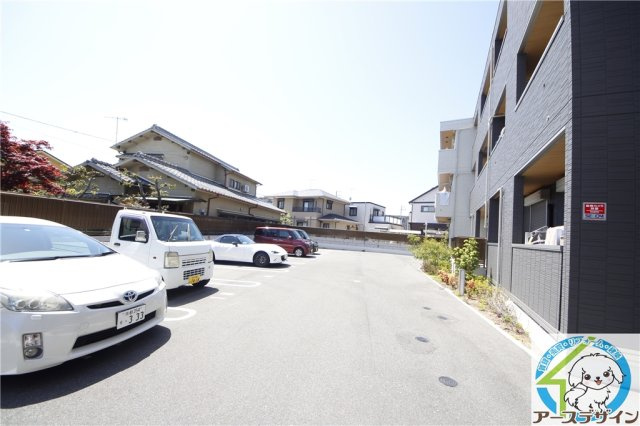 和庵の駐車場