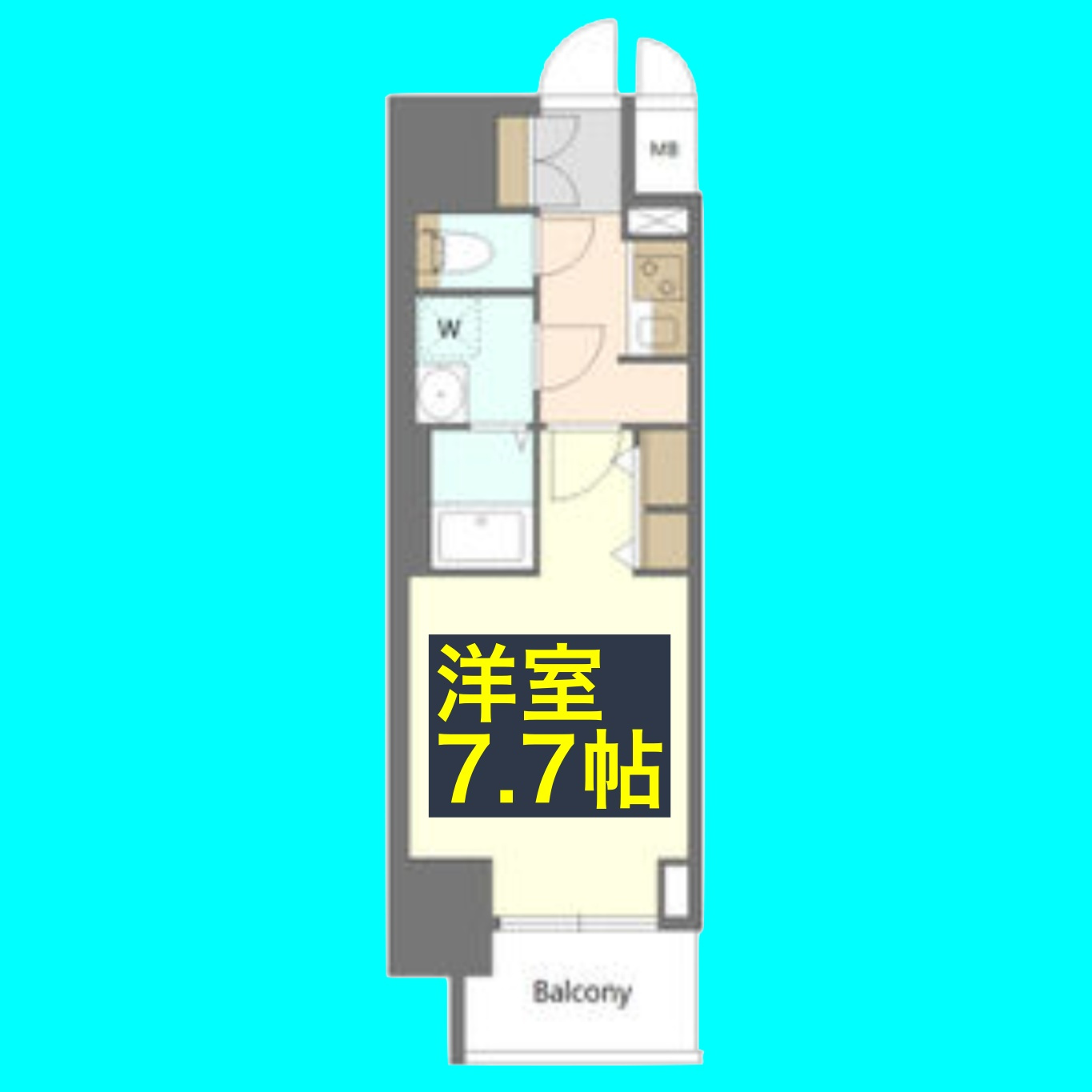 S-RESIDENCE庄内通駅前curere(クラーレ)の間取り