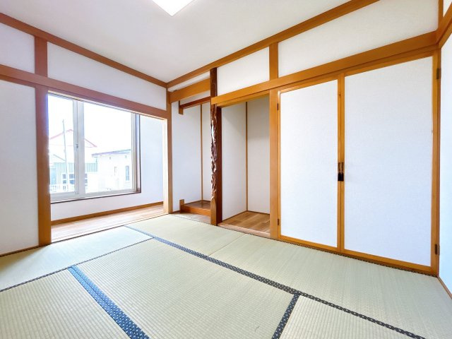 網走市向陽ヶ丘５丁目９番１号　中古売家の和室|【リフォーム済】１階和室です。畳表替え、クロス張替を行いました。