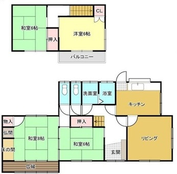 明石市大久保町高丘1丁目の間取り