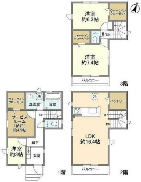 コレット新座石神の間取り