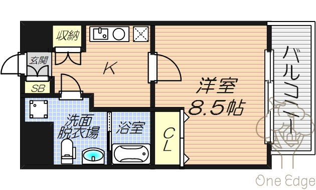 ラ・メゾンさくらⅡの間取り