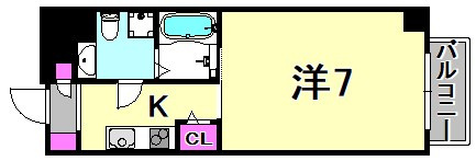 u-ro昭和南通の間取り