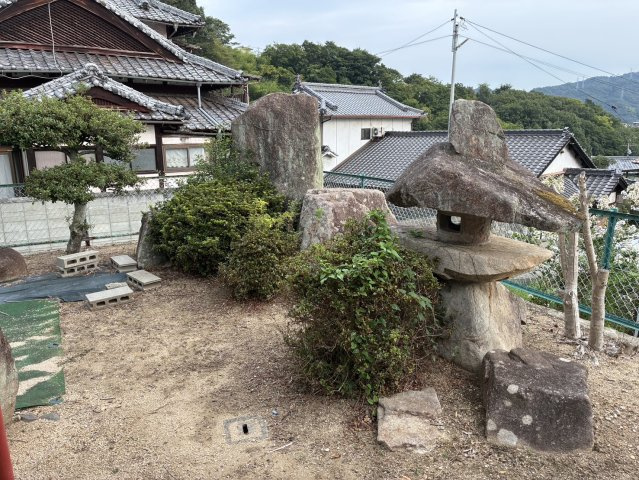 東惣付け　戸建ての庭