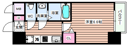 【間取り】 | フレアコート梅田