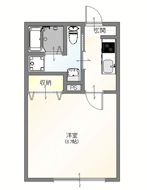 セナリオフォルム柏たなかの間取り
