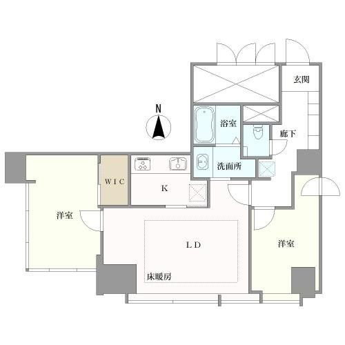 住友不動産飯田橋ファーストタワー・ラ・トゥール飯田橋の間取り