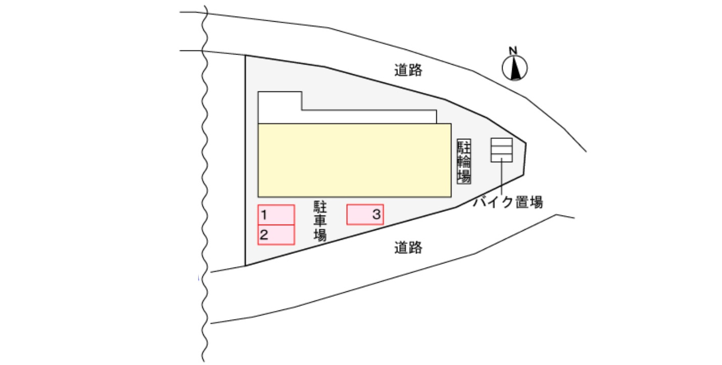 アドシールＫＯＳＵＧＥの区画図