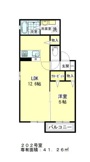 メゾンアイリスの間取り