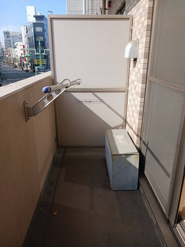 SKコートⅥのバルコニー