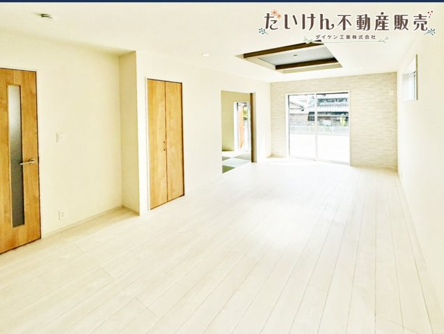 加古川市野口町坂元　新築戸建の居間・リビング