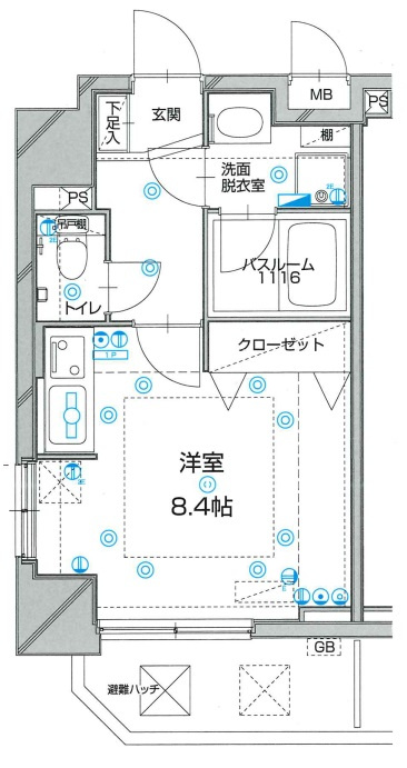 シャルムコート新宿ステーションパレスの間取り