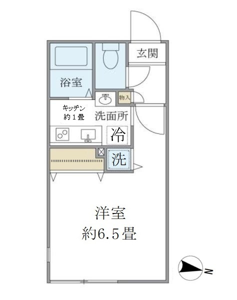 モデュロール上落合の間取り