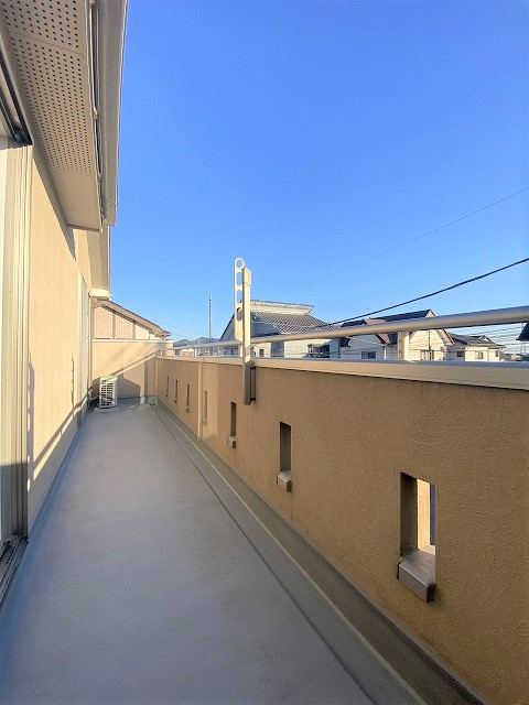 鳥山上町戸建てのバルコニー