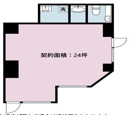 新町３丁目店舗の間取り