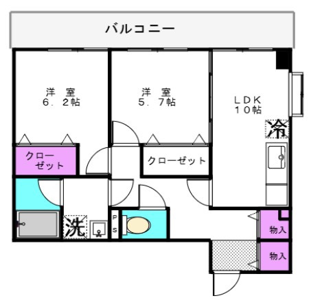 オアシス2000【仲介手数料：50％OFF】対象物件！の間取り