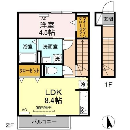 フォーブル小針の間取り