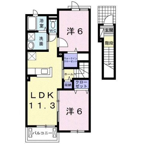 【間取り】 | オーブ　Ⅱ