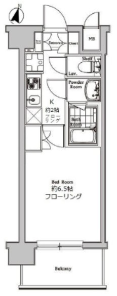 N-stage 獨協大学前の間取り