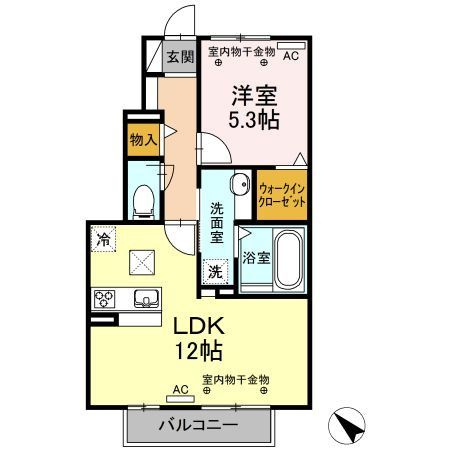 【間取り】 | スカイ　ピュア