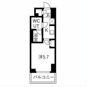 クラリッサ横浜シエルの間取り