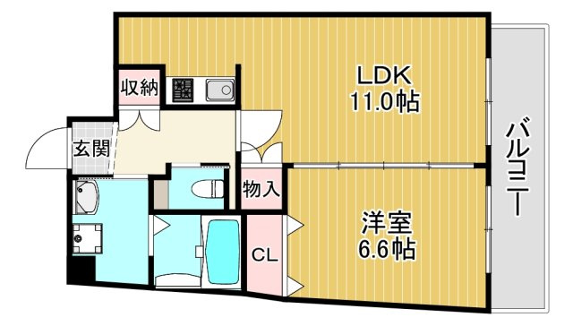 【間取り】 | アプリコット緑橋　仲介手数料無料