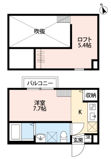 ルミエール仲介手数料（賃料の1.10ヵ月）の50％OFF対象物件！の間取り