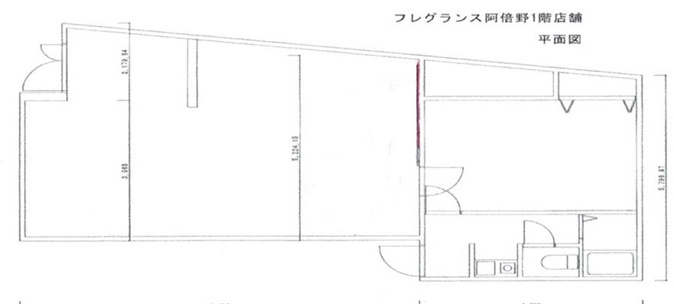 フレグランス阿倍野の間取り
