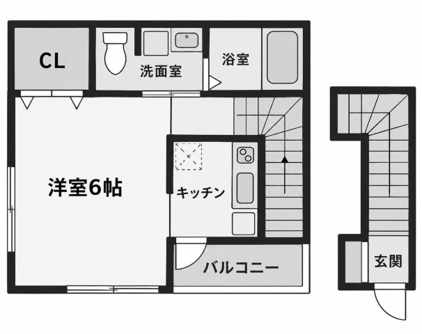 メゾンドゥ下保谷の間取り
