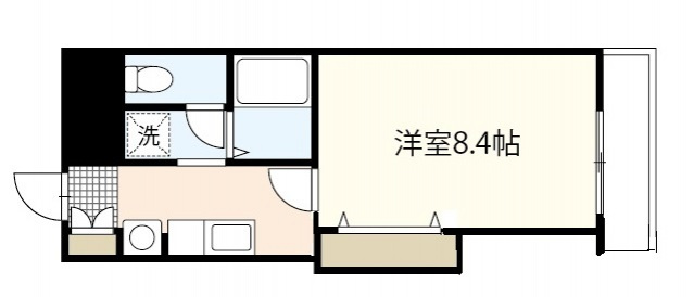 アンブシュール京橋の間取り