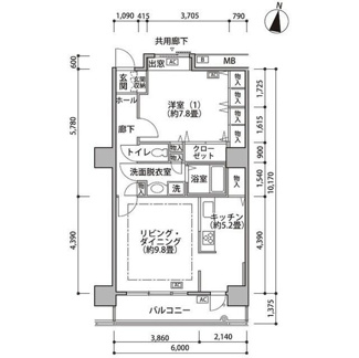 【間取り】 | 東雲キャナルコートCODAN18号棟