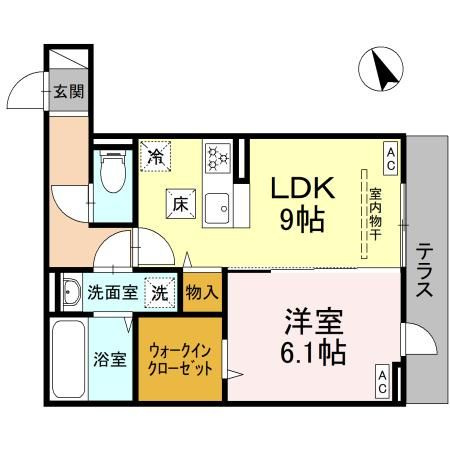 D'Bless上星川の間取り