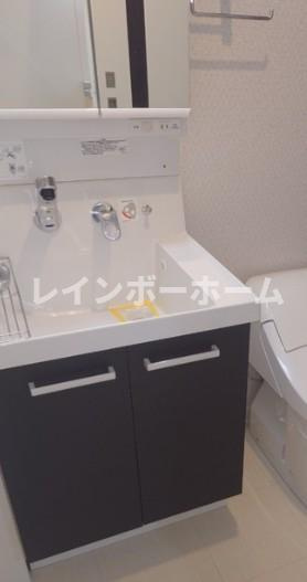 仲介手数料（賃料の1.10ヵ月）の50％OFF対象物件！の洗面所|使いやすい洗面所です
